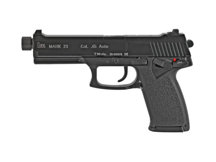 Heckler Koch Mark 23: Efsanevi Güç ve Üstün Hassasiyetin Simgesi | Silah ilanı # 1 Heckler & Koch Mark 23 .45 ACP yarı otomatik tabanca – özel kuvvetlere yönelik tasarlanmış, dayanıklı şarjörlü modelin ilan görseli