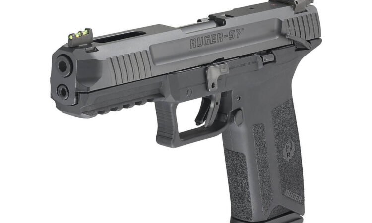 Ruger 5.7 tabanca – 5.7x28mm kalibre, polimer gövdeli yarı otomatik şarjörlü ilan görseli