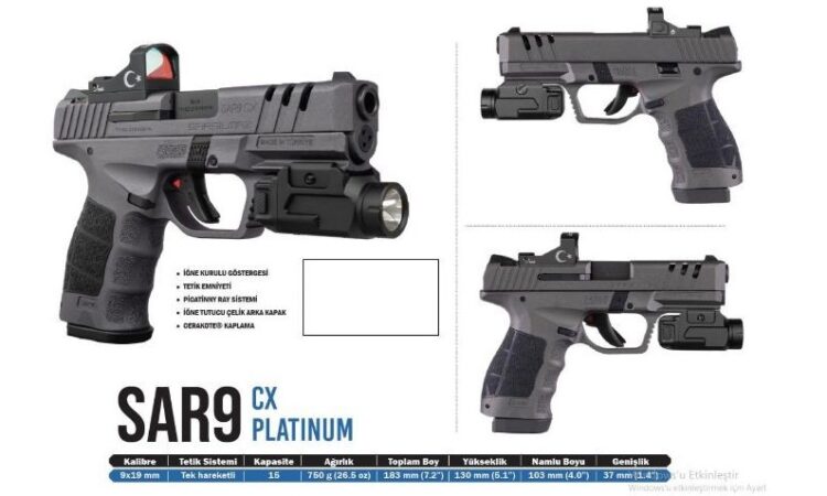 Satılık TABANCA – Sarsılmaz SAR9 – 9mm (9x19mm) – Taşıma Ruhsatlı – Bursa – İlan 7228 – Görsel 7231