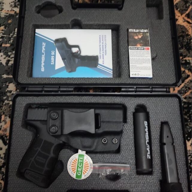 Satılık TABANCA – Sarsılmaz SAR9 – 9mm (9x19mm) – Taşıma Ruhsatlı – Bursa – İlan 7223 – Görsel 7225