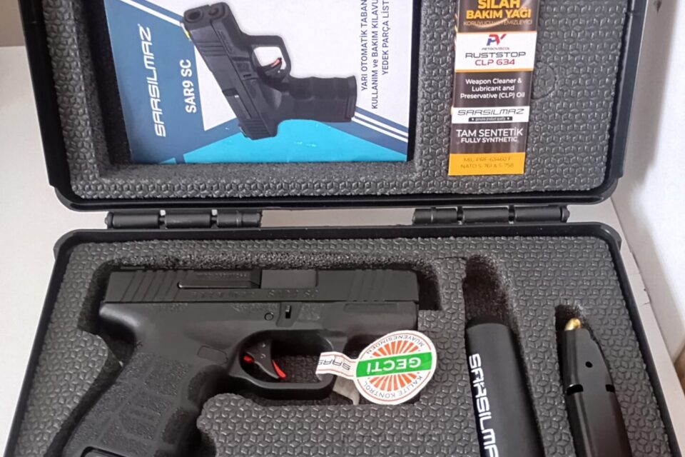 Satılık TABANCA – Sarsılmaz SAR9 – 9mm (9x19mm) – Taşıma Ruhsatlı – Kütahya – İlan 10227 – Görsel 10228