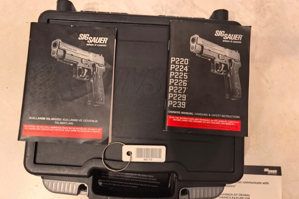 Satılık TABANCA – Sig Sauer P226 – 9mm (9x19mm) – Taşıma Ruhsatlı – İzmir – İlan 10643 – Görsel 10649