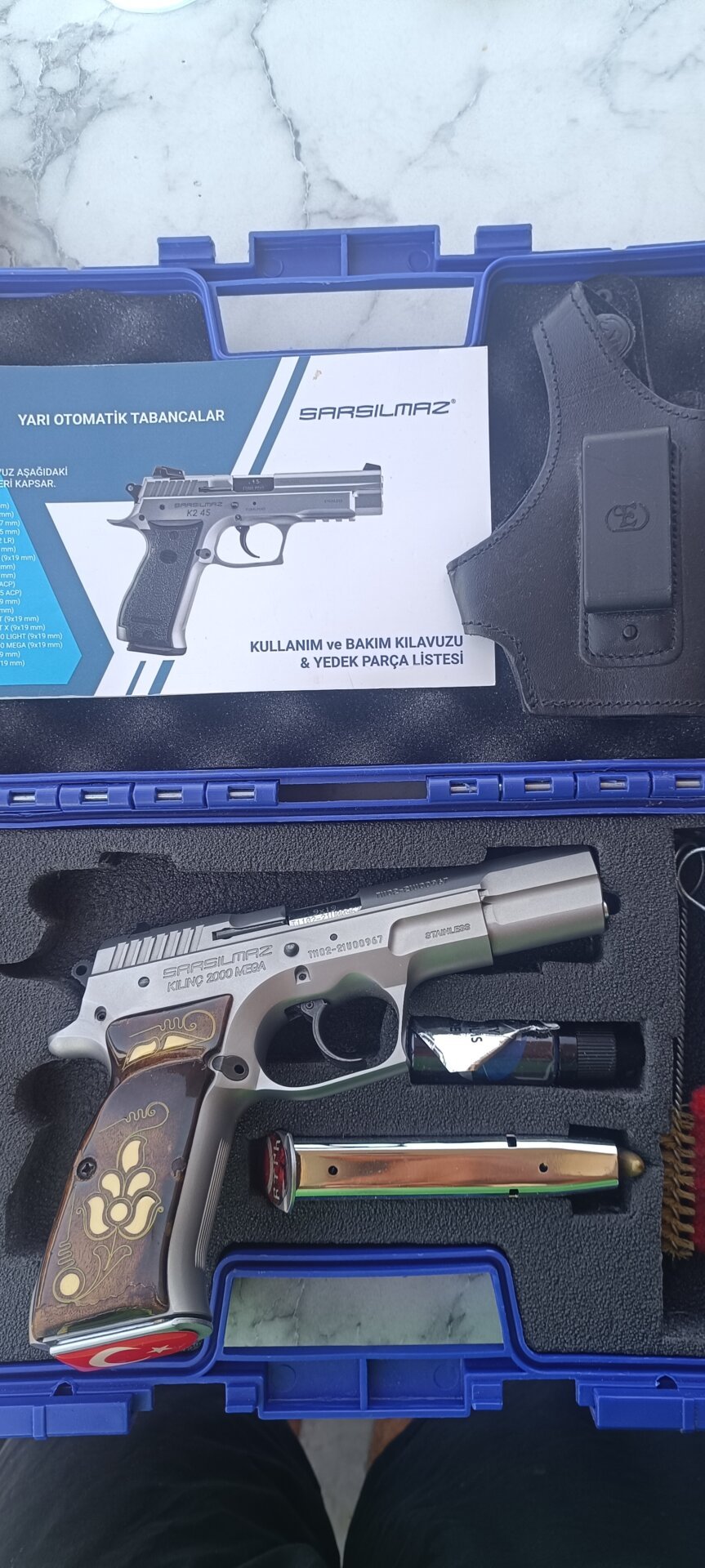 Satılık TABANCA – Sarsılmaz Kılınç – 9mm (9x19mm) – Taşıma Ruhsatlı – Manisa – İlan 13184 – Görsel 13185