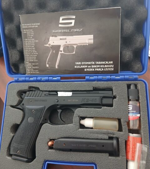 Satılık TABANCA – Sarsılmaz K2 45 – 45 ACP – Taşıma Ruhsatlı – Ankara – İlan 14328 – Görsel 14329