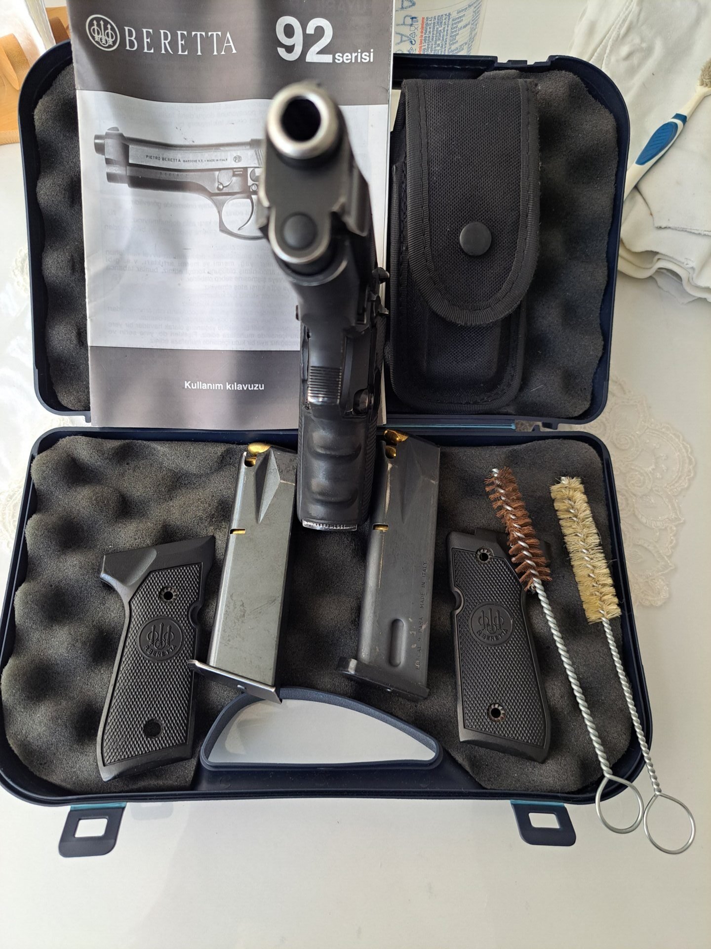 Satılık TABANCA – Beretta 92 – 9mm (9x19mm) – Taşıma Ruhsatlı – İzmir – İlan 13752 – Görsel 13754