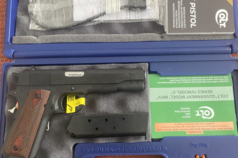 Satılık TABANCA – Colt 1911 – 45 ACP – Taşıma Ruhsatlı – Manisa – İlan 14203 – Görsel 14204