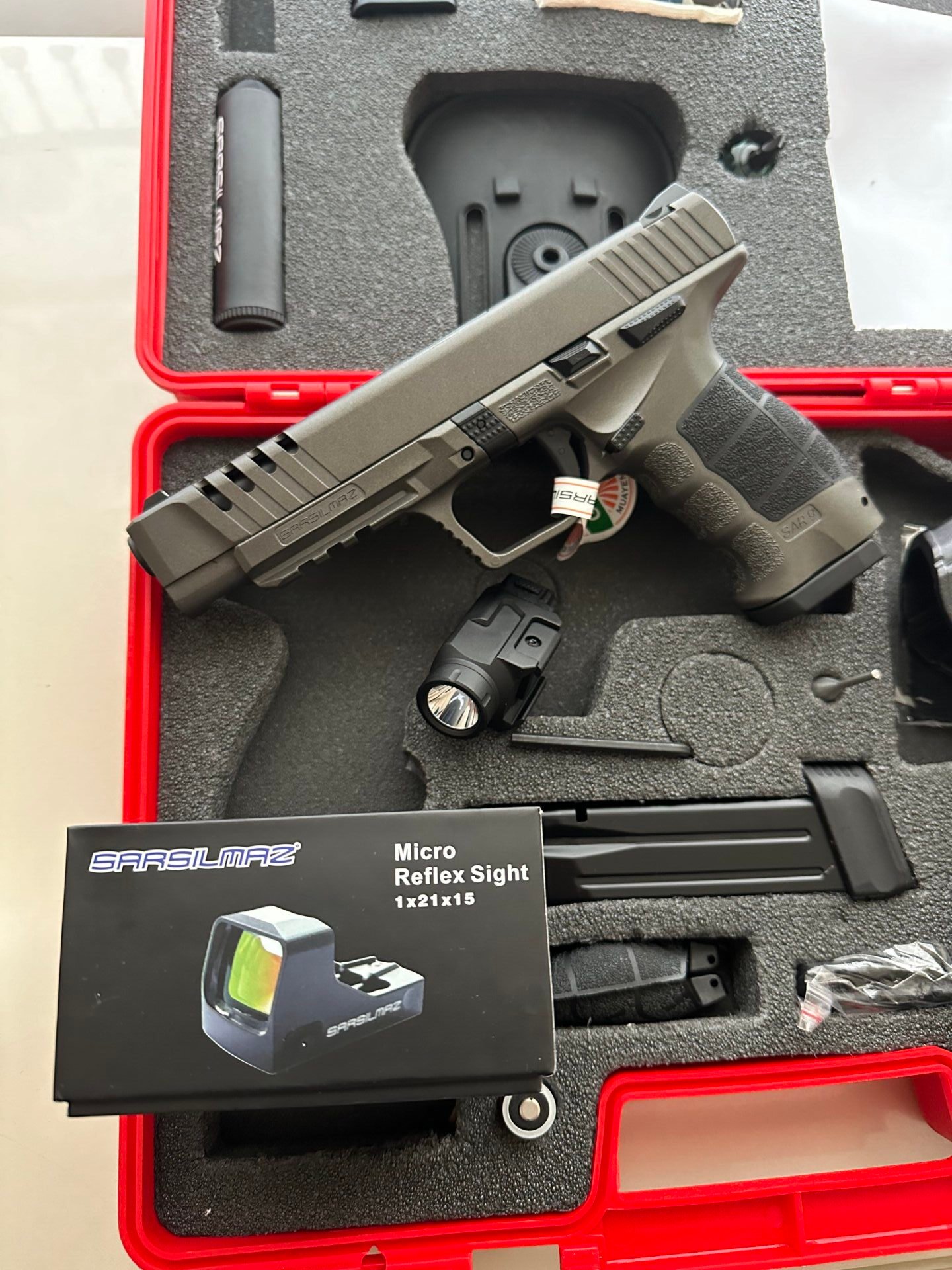 Satılık TABANCA – Sarsılmaz SAR9 – 9mm (9x19mm) – Taşıma Ruhsatlı – Çanakkale – İlan 14600 – Görsel 14601