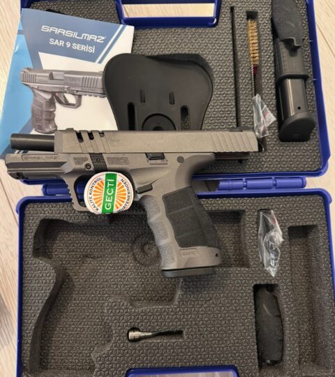 Satılık TABANCA – Sarsılmaz SAR9 – 9mm (9x19mm) – Taşıma Ruhsatlı – Kırklareli – İlan 13480 – Görsel 13481