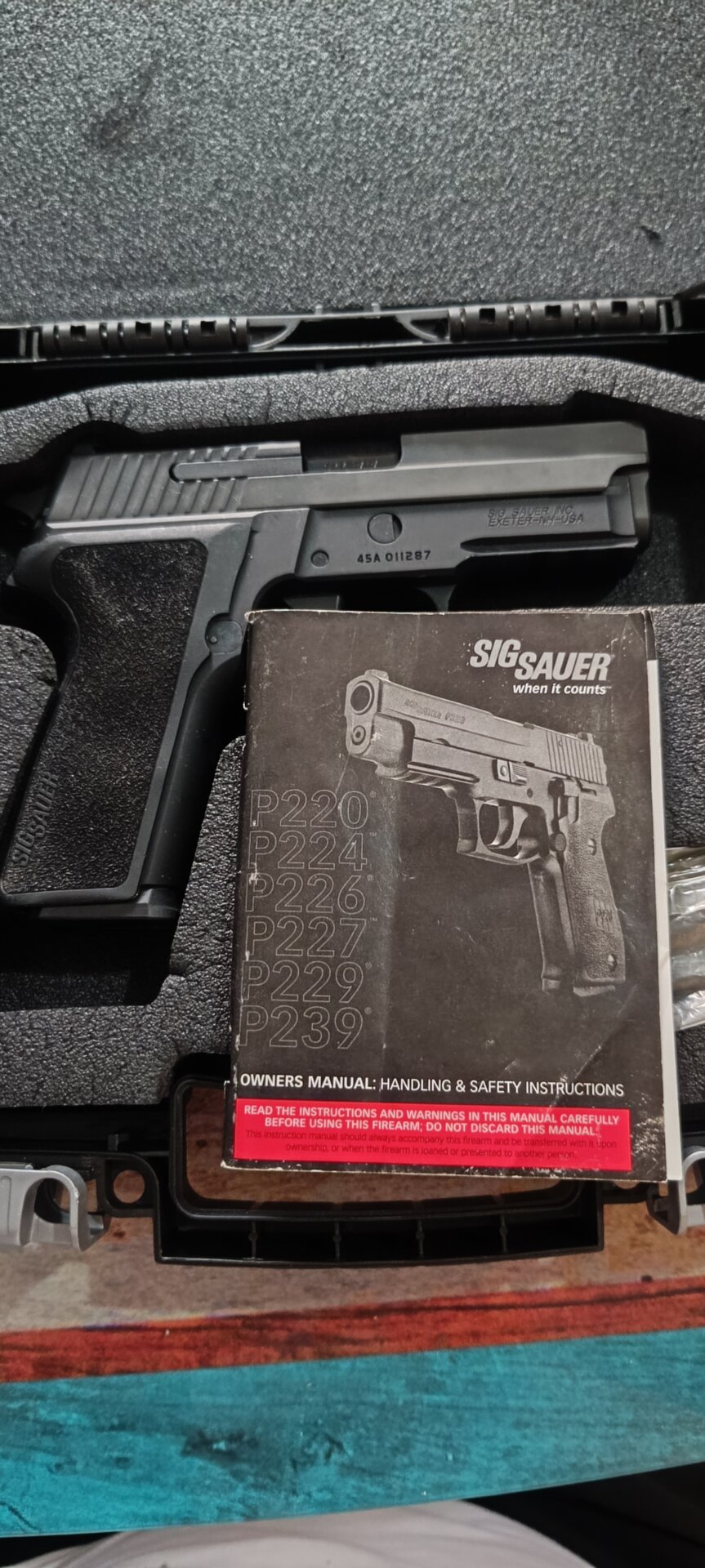 Sig Sauer P229 USA | Silah ilanı # 9 Satılık TABANCA – Sig Sauer P229 – 9mm (9x19mm) – Taşıma Ruhsatlı – Muğla – İlan 15417 – Görsel 15418