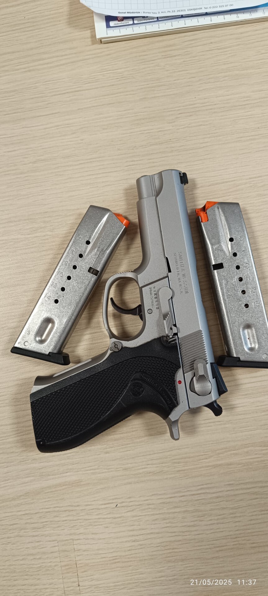 Satılık TABANCA – Smith & Wesson 5906 – 9mm (9x19mm) – Taşıma Ruhsatlı – Yalova – İlan 15723 – Görsel 15725