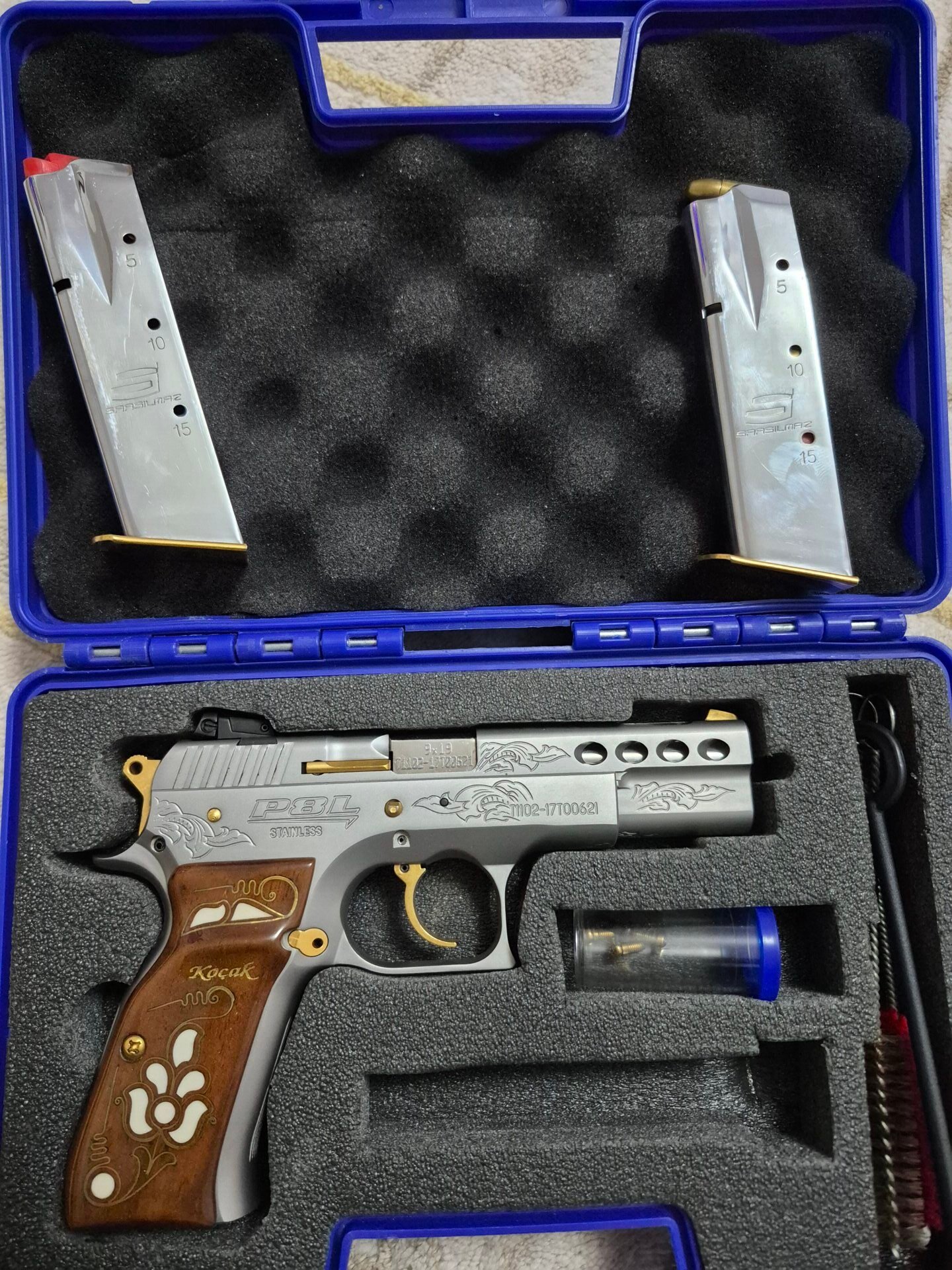 Satılık TABANCA – Sarsılmaz P8 – 9mm (9x19mm) – Bulundurma Ruhsatlı – Antalya – İlan 16198 – Görsel 16201