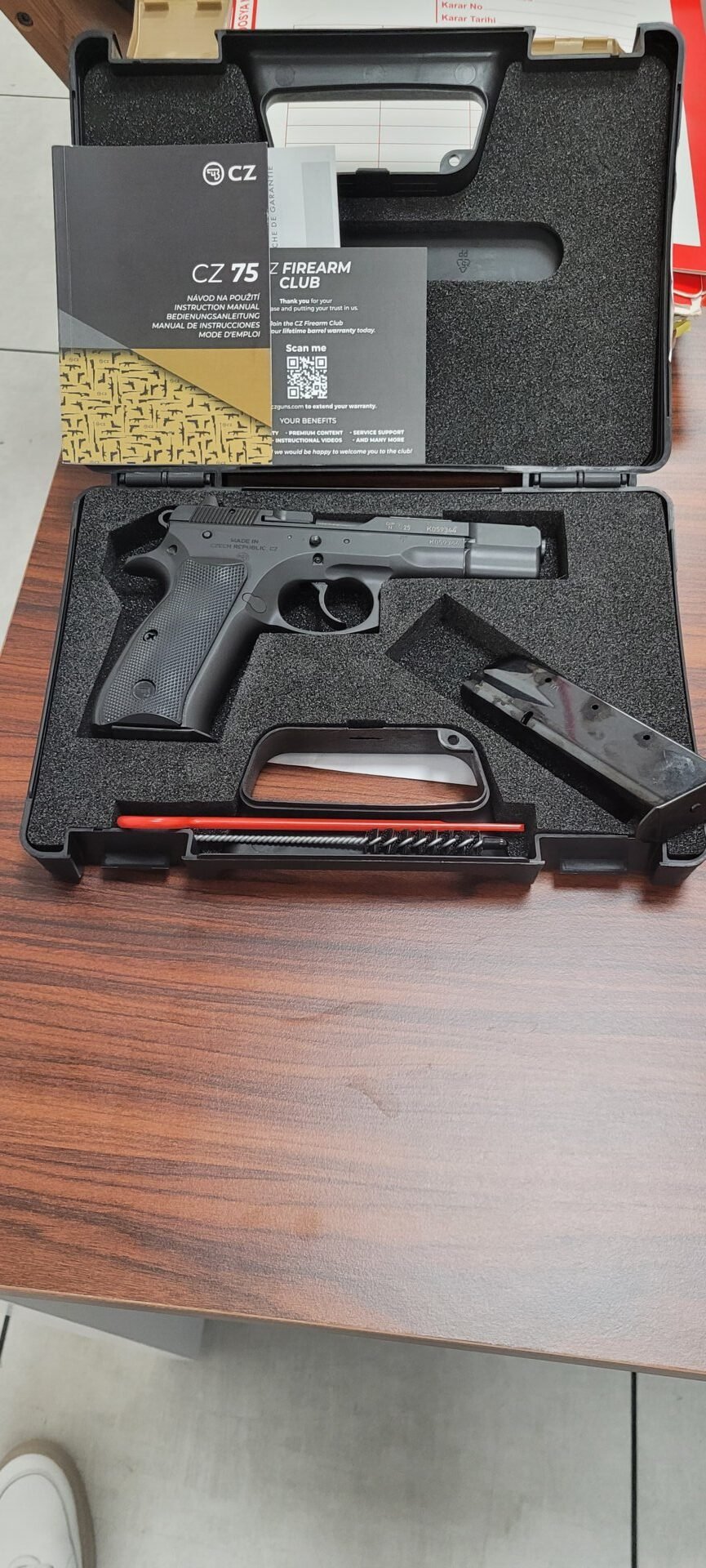 Satılık TABANCA – CZ 75 – 9mm (9x19mm) – Bulundurma Ruhsatlı – Konya – İlan 15341 – Görsel 15347