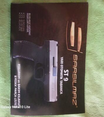 Satılık TABANCA – Sarsılmaz ST9 – 9mm (9x19mm) – Bulundurma Ruhsatlı – İstanbul – İlan 16367 – Görsel 16369