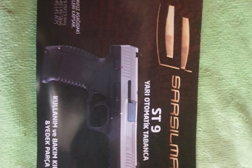 Satılık TABANCA – Sarsılmaz ST9 – 9mm (9x19mm) – Bulundurma Ruhsatlı – İstanbul – İlan 16367 – Görsel 16369
