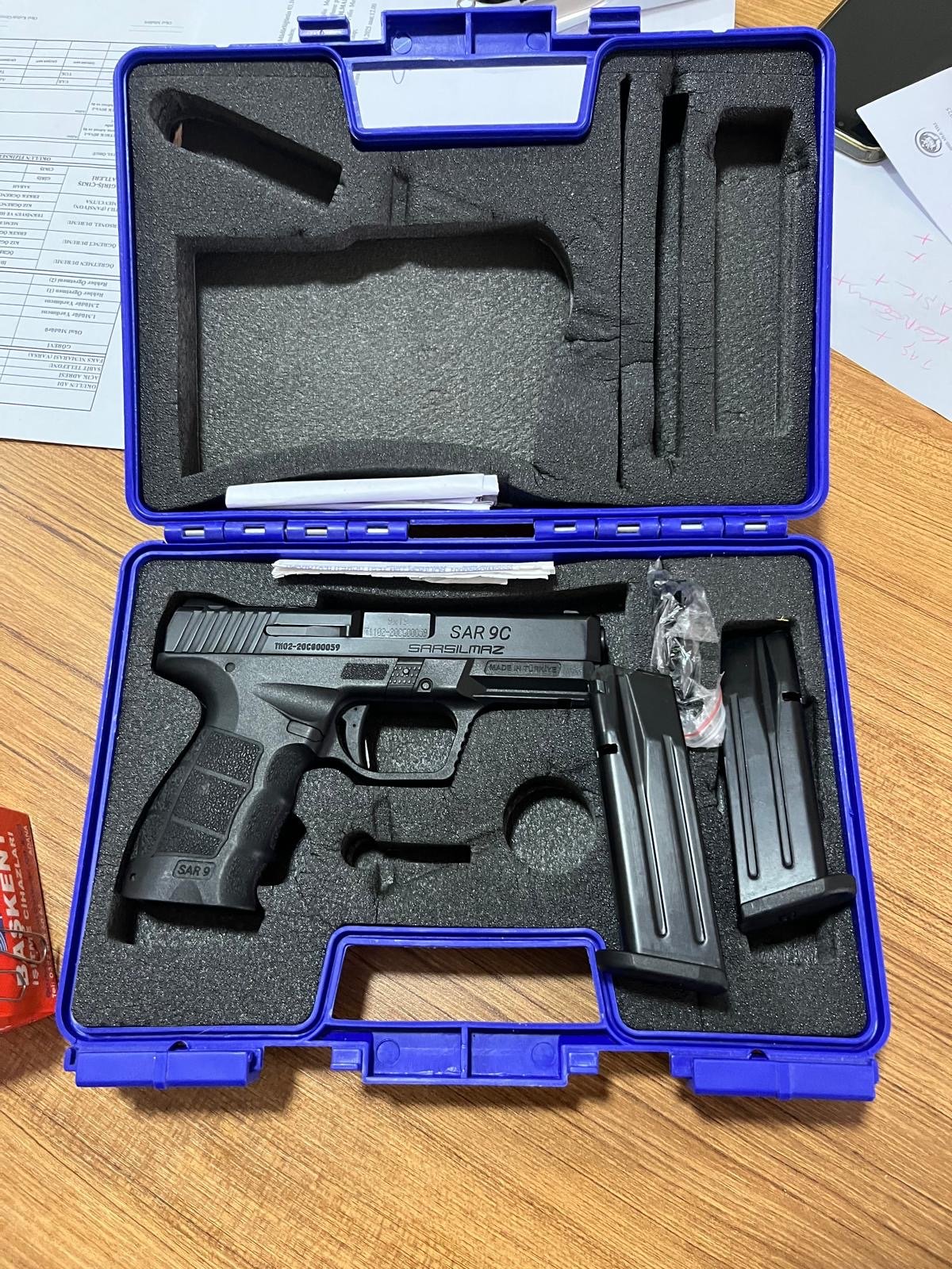 Satılık TABANCA – Sarsılmaz SAR9 – 9mm (9x19mm) – Bulundurma Ruhsatlı – Adana – İlan 15322 – Görsel 15324