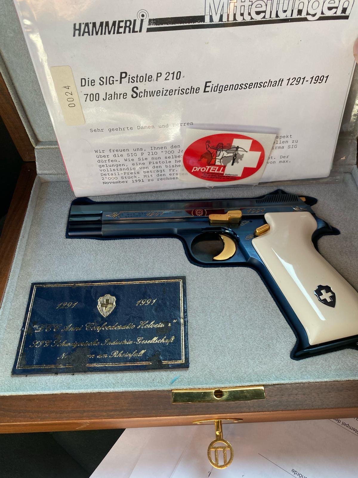 Satılık TABANCA – Sig Sauer P210 – 9mm (9x19mm) – Bulundurma Ruhsatlı – Ankara – İlan 15891 – Görsel 15892