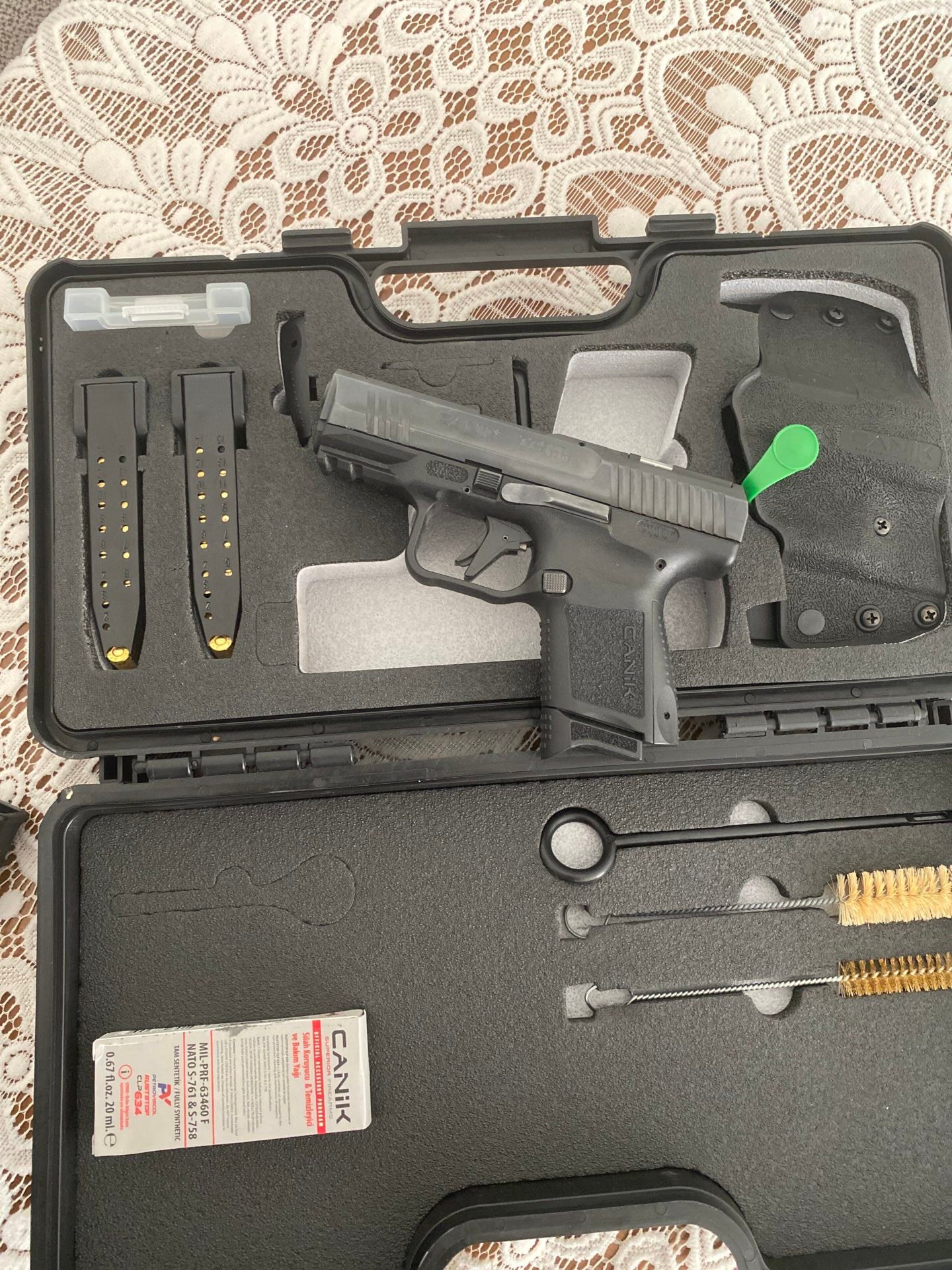 Satılık TABANCA – Canik TP – 9mm (9x19mm) – Taşıma Ruhsatlı – Adana – İlan 15471 – Görsel 15472