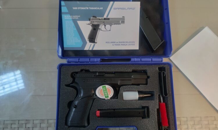 Satılık TABANCA – Sarsılmaz Kılınç – 9mm (9x19mm) – Taşıma Ruhsatlı – Diyarbakır – İlan 16309 – Görsel 16311