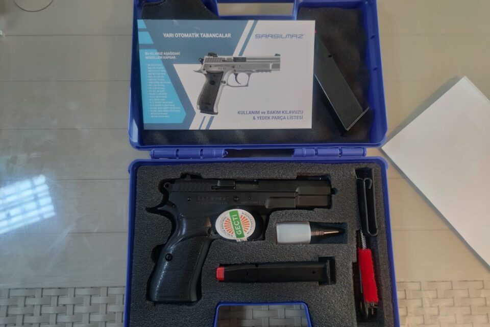 Satılık TABANCA – Sarsılmaz Kılınç – 9mm (9x19mm) – Taşıma Ruhsatlı – Diyarbakır – İlan 16309 – Görsel 16311