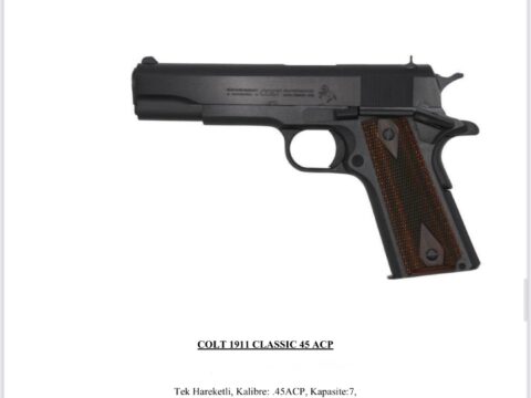 Satılık TABANCA – Colt 1911 – 45 ACP – Taşıma Ruhsatlı – İstanbul – İlan 14776 – Görsel 14777