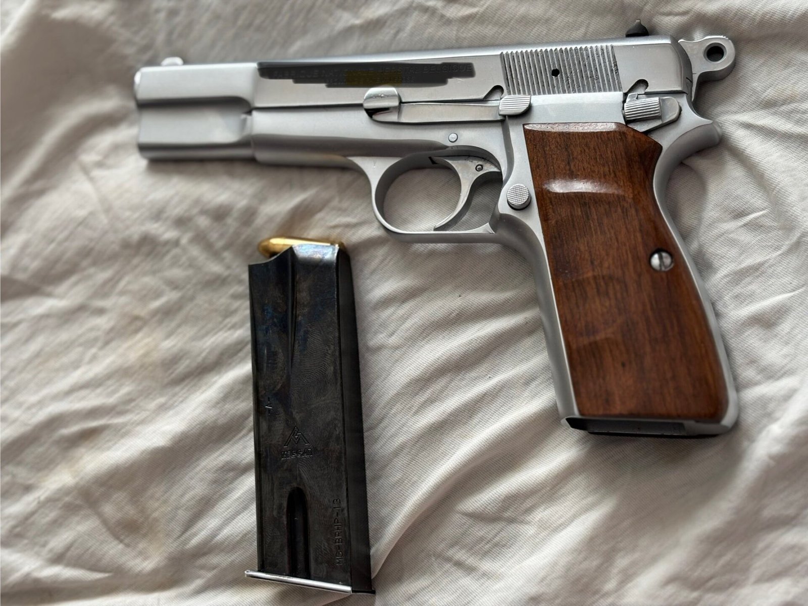 Satılık TABANCA – Browning HP (14'lü) – 9mm Browning Long – Bulundurma Ruhsatlı – Şanlıurfa – İlan 16178 – Görsel 16179