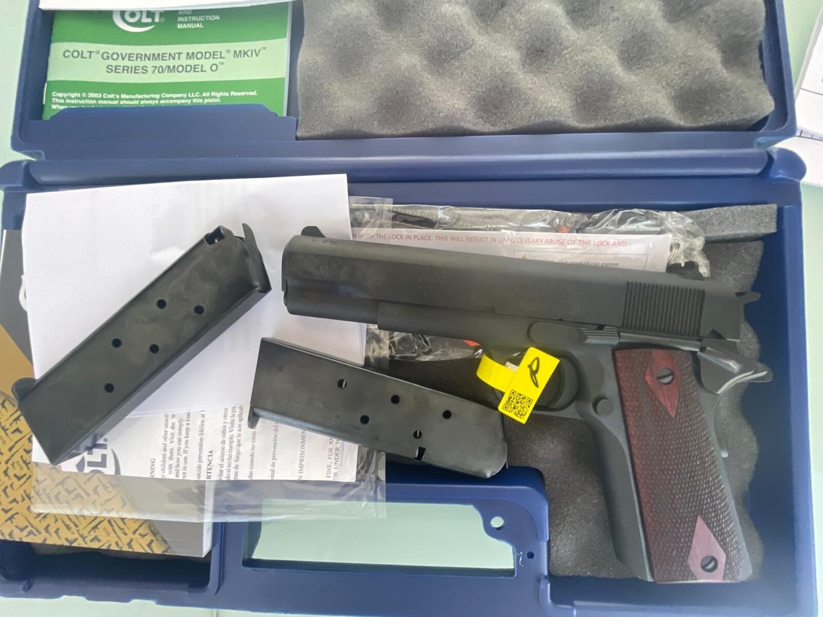 Satılık TABANCA – Colt 1911 – 45 ACP – Taşıma Ruhsatlı – Ankara – İlan 16219 – Görsel 16221