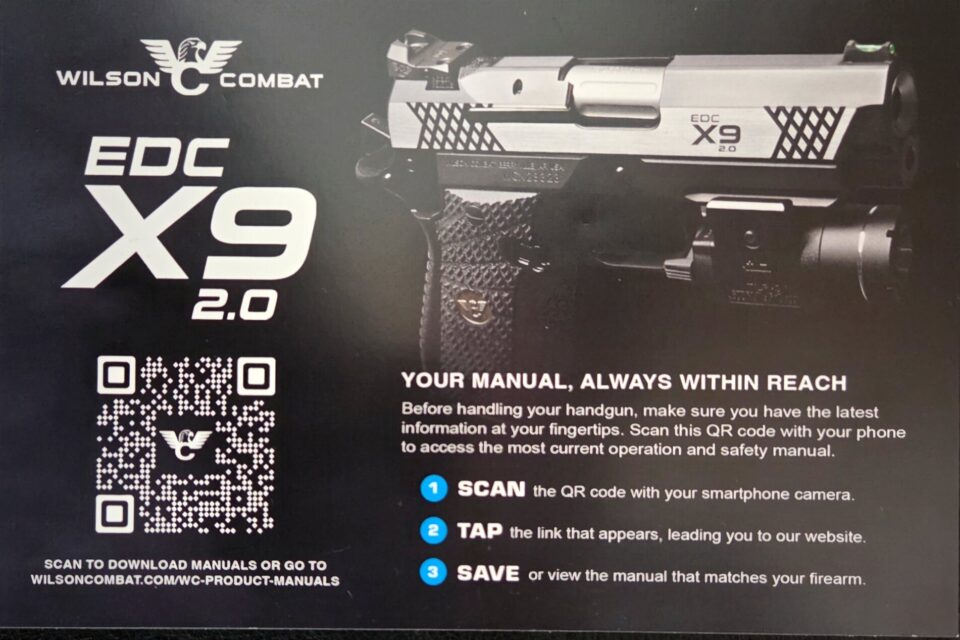 Satılık TABANCA – Wilson Combat EDC X9 2.0 – 9mm (9x19mm) – Taşıma Ruhsatlı – İzmir – İlan 17310 – Görsel 17315