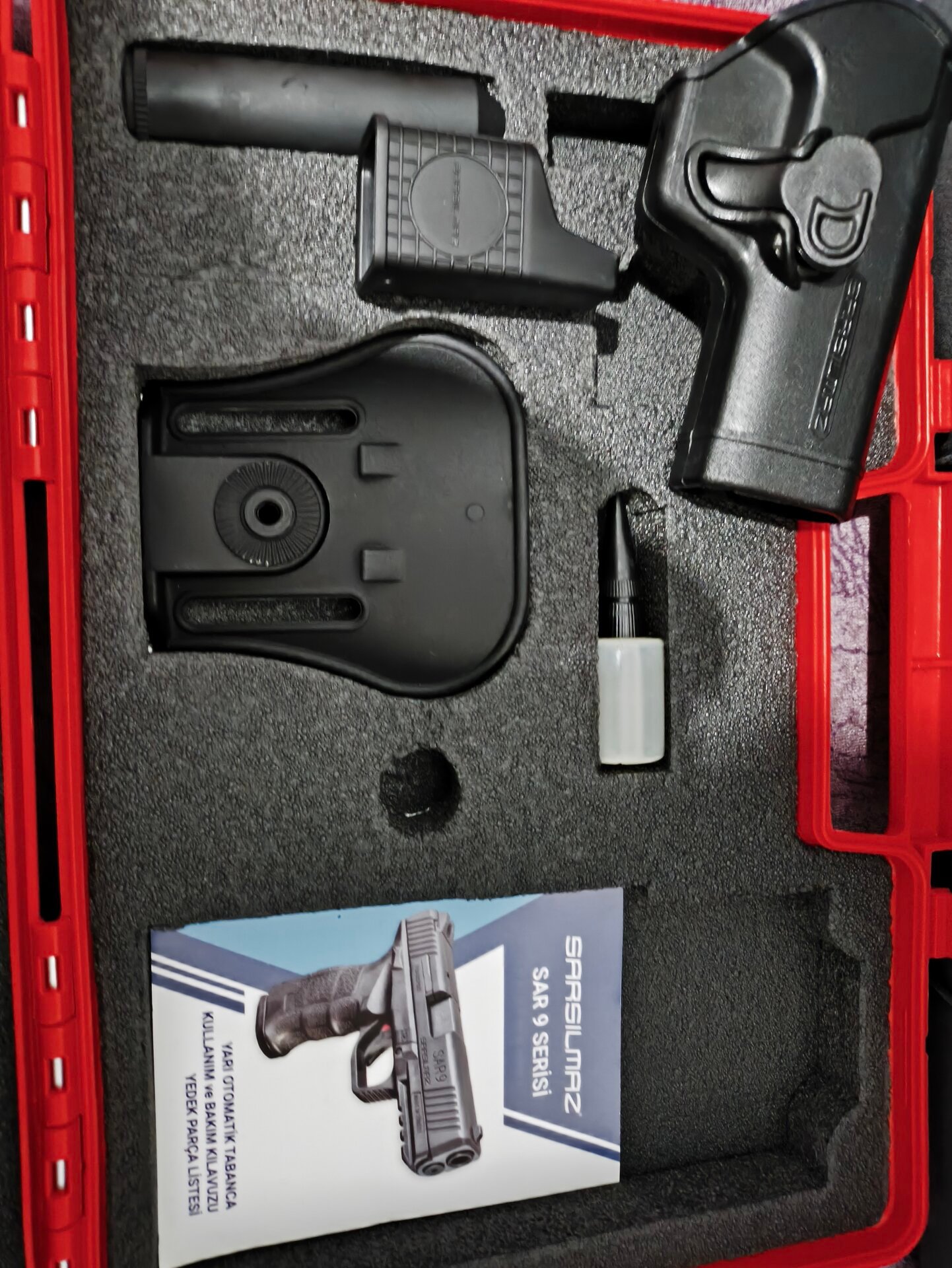 Satılık TABANCA – Sarsılmaz SAR9 – 9mm (9x19mm) – Taşıma Ruhsatlı – Kütahya – İlan 18368 – Görsel 18369