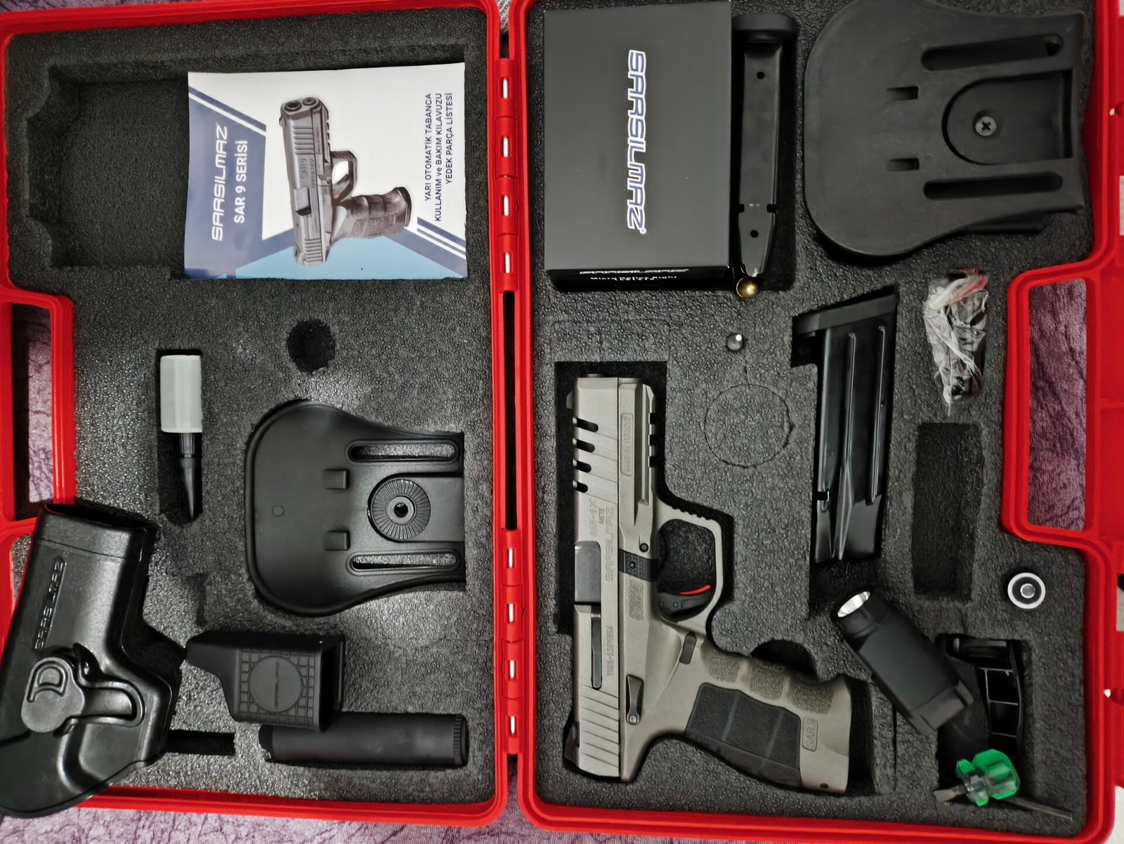 Satılık TABANCA – Sarsılmaz SAR9 – 9mm (9x19mm) – Taşıma Ruhsatlı – Kütahya – İlan 18368 – Görsel 18370