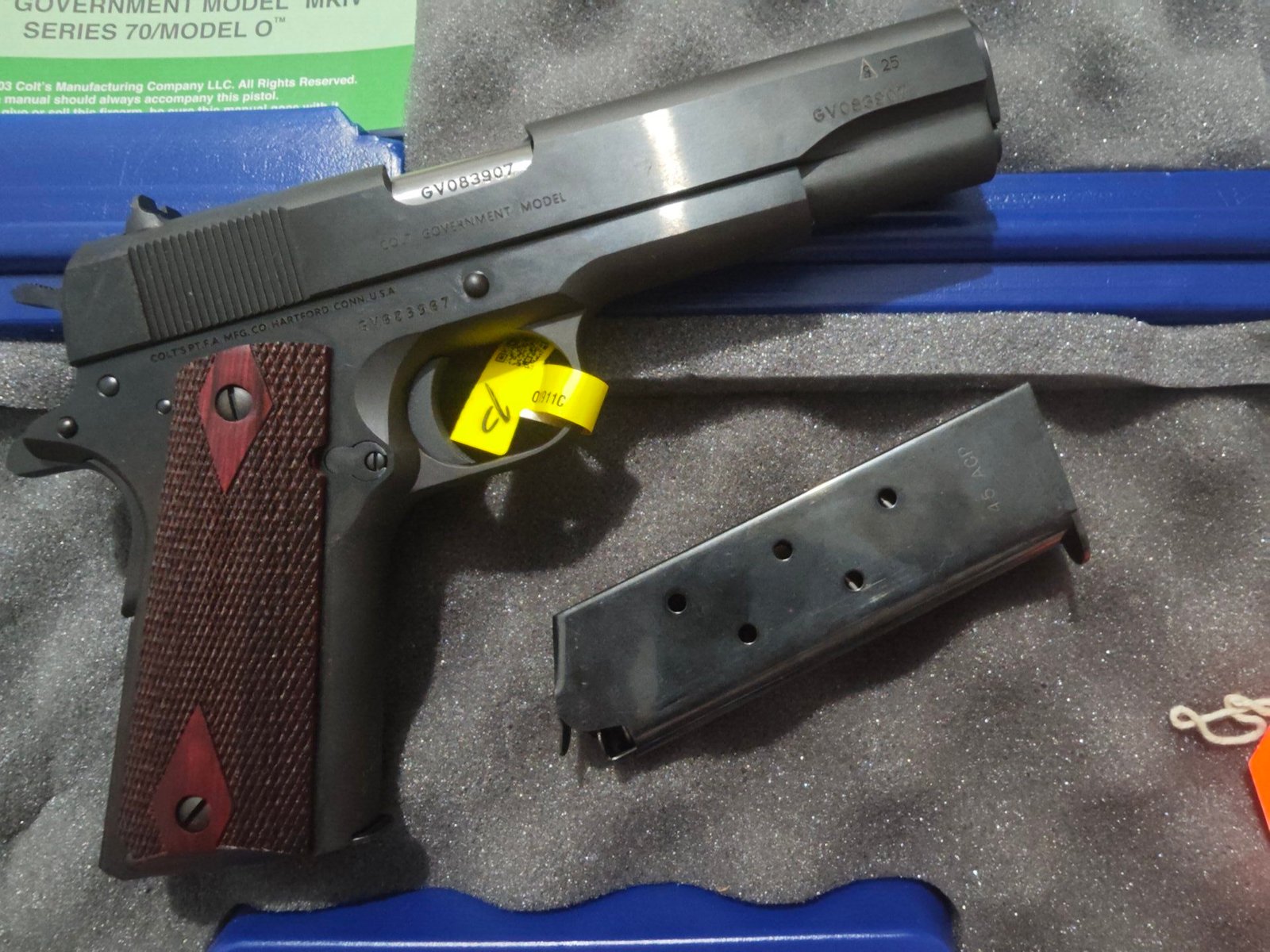 Satılık TABANCA – Colt 1911 – 45 ACP – Taşıma Ruhsatlı – İstanbul – İlan 18437 – Görsel 18438