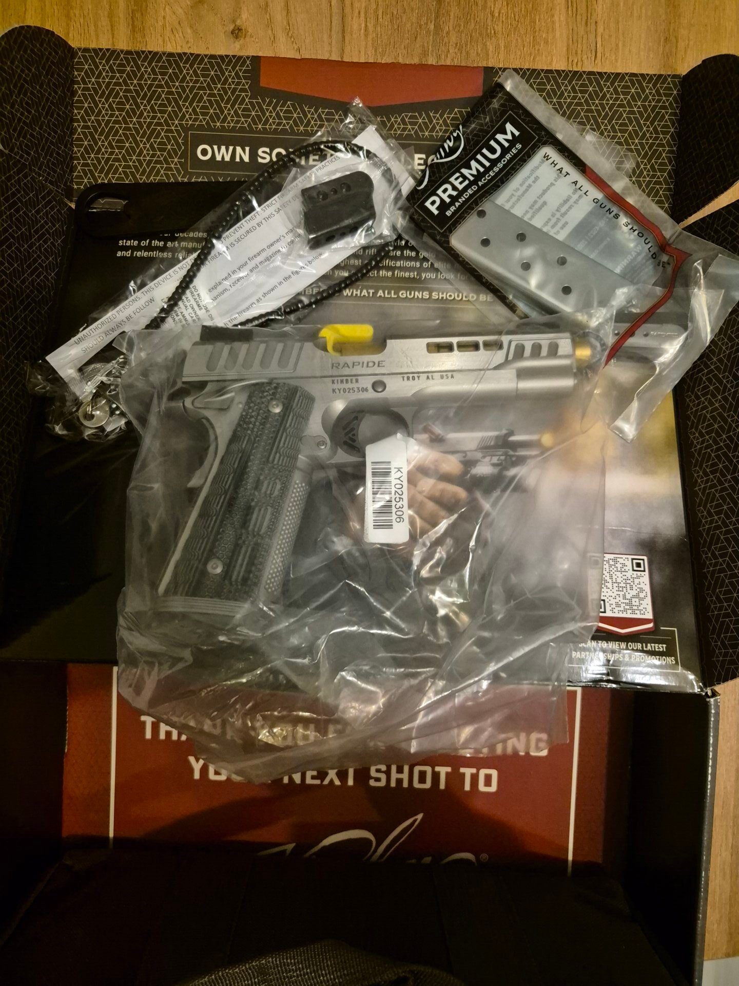 Satılık TABANCA – Kimber 1911 – 45 ACP – Taşıma Ruhsatlı – Ankara – İlan 17574 – Görsel 17575