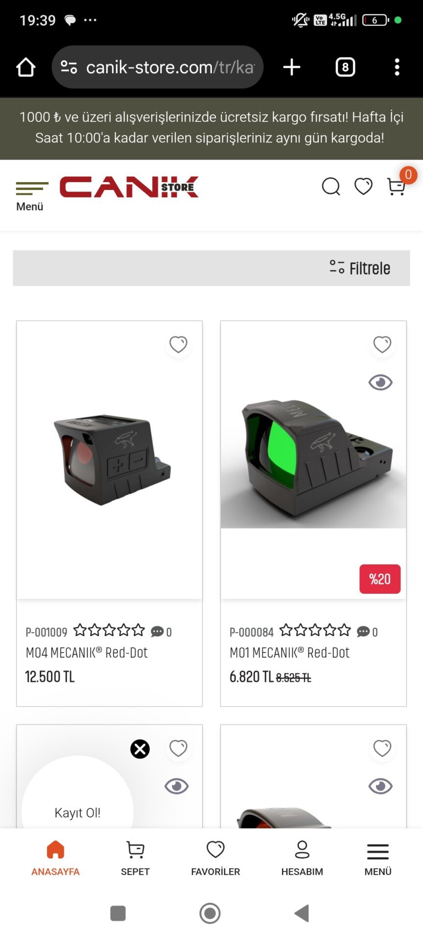 Satılık TÜFEK DÜRBÜNLERİ – Aimpoint – Antalya – İlan 18752 – Görsel 18753