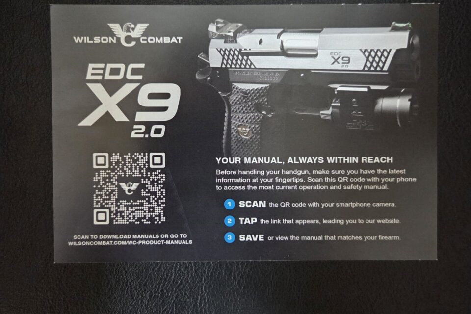 Satılık TABANCA – Wilson Combat EDC X9 2.0 – 9mm (9x19mm) – Taşıma Ruhsatlı – İzmir – İlan 17310 – Görsel 17316