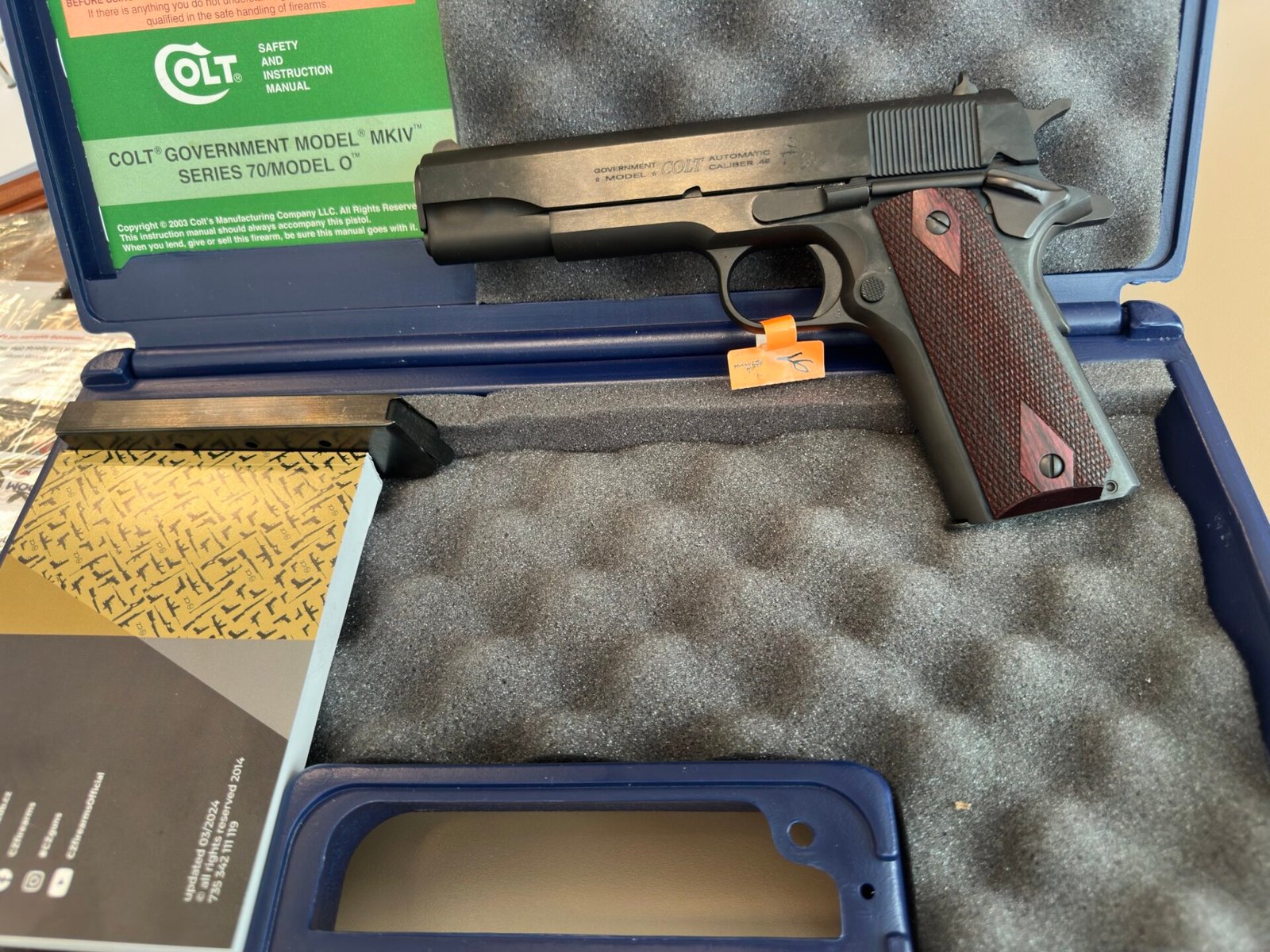 Satılık TABANCA – Colt 1911 – 45 Colt – Taşıma Ruhsatlı – Ankara – İlan 19054 – Görsel 19056