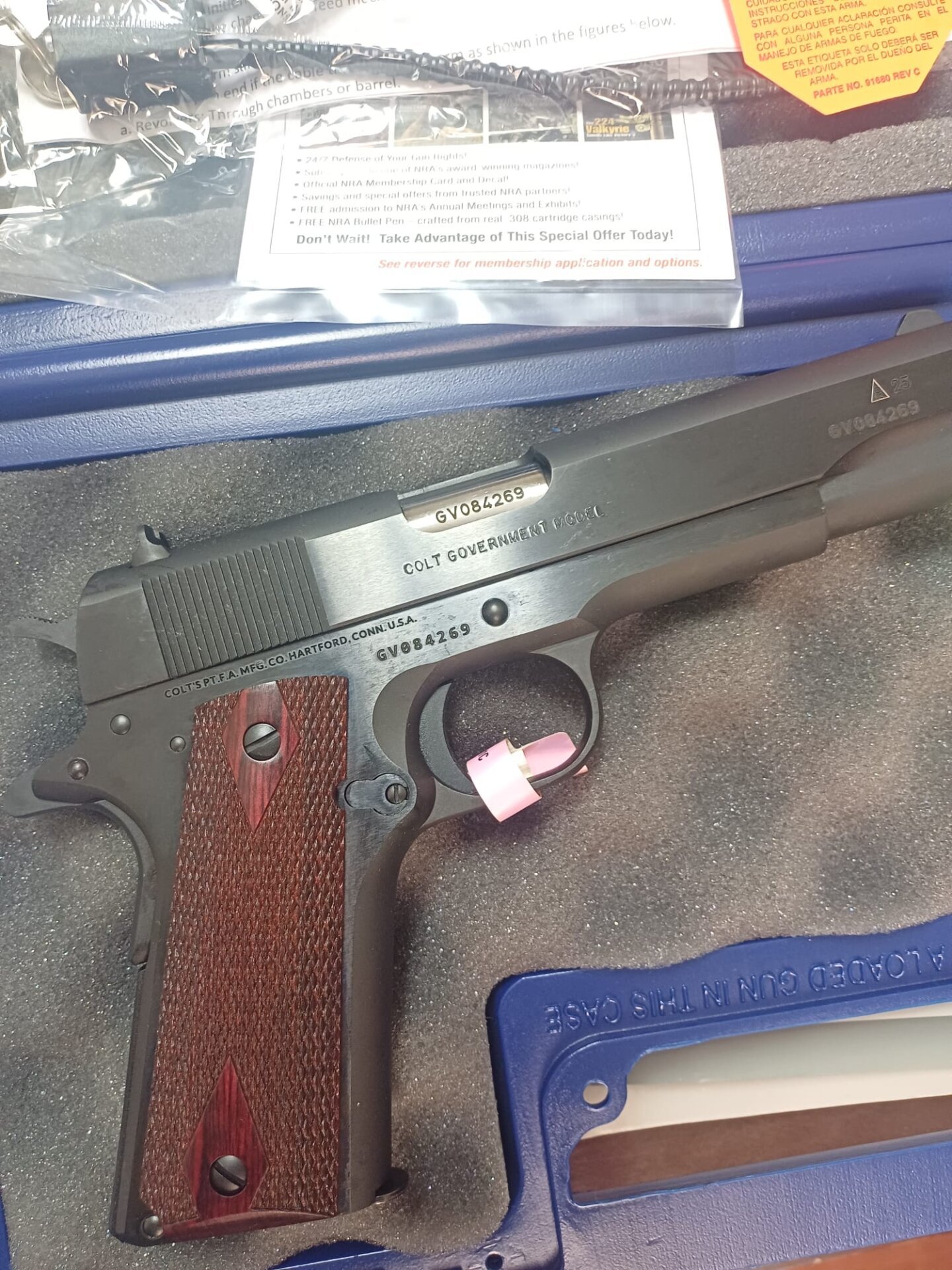 Satılık TABANCA – Colt 1911 – 45 ACP – Taşıma Ruhsatlı – Yalova – İlan 19029 – Görsel 19030