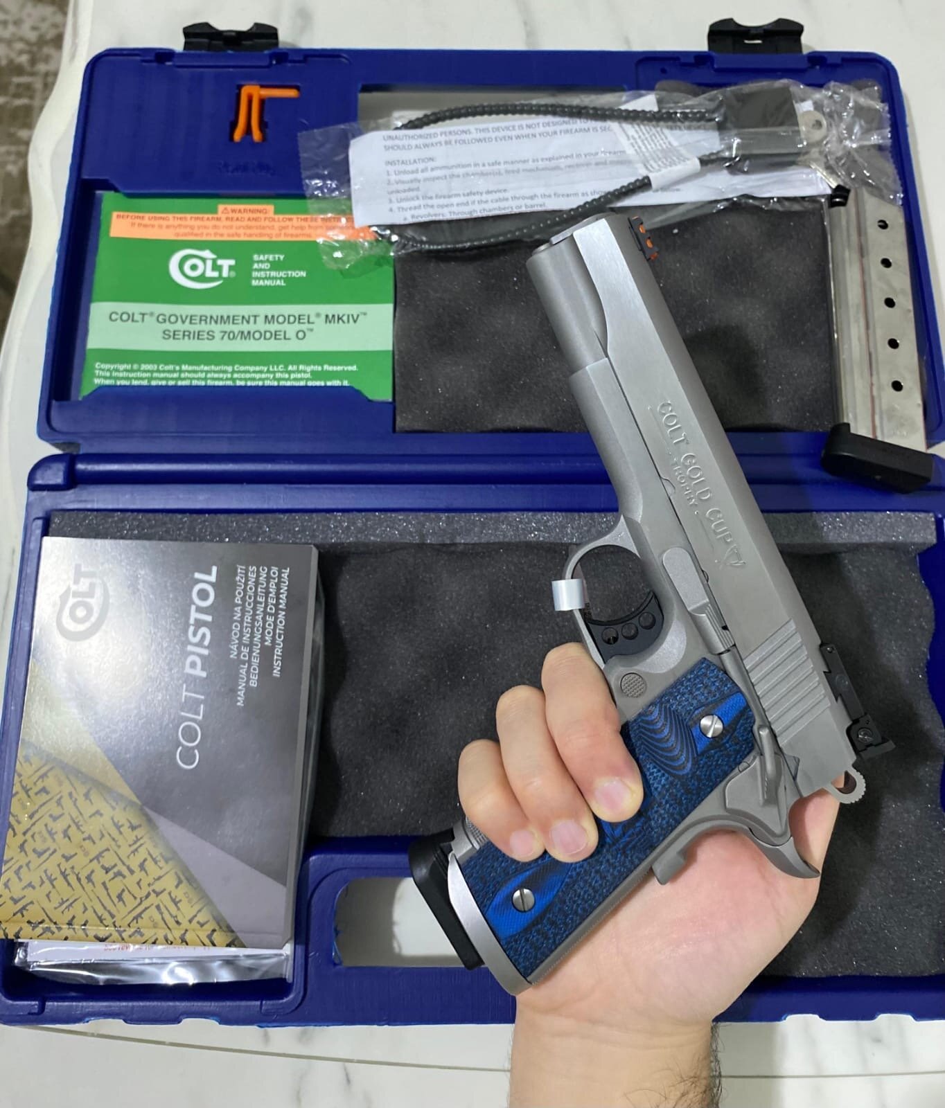 Satılık TABANCA – Colt Gold Cup – 9mm (9x19mm) – Taşıma Ruhsatlı – Yalova – İlan 19034 – Görsel 19035