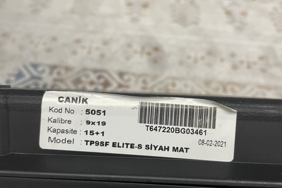 Satılık TABANCA – Canik TP – 9mm (9x19mm) – Bulundurma Ruhsatlı – Konya – İlan 18341 – Görsel 18346