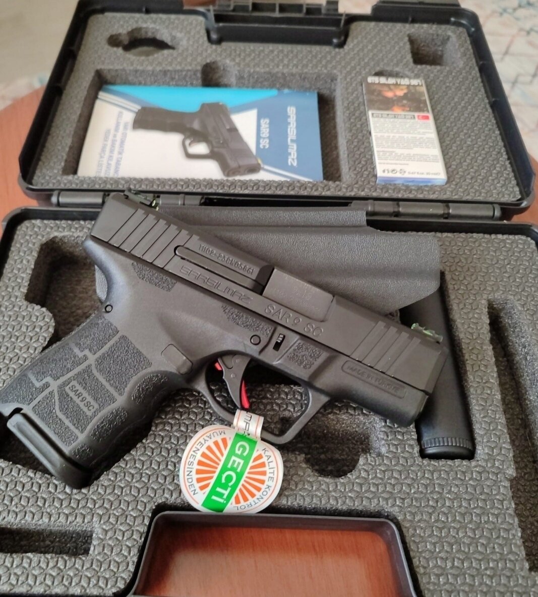 Satılık TABANCA – Sarsılmaz SAR9 – 9mm (9x19mm) – Bulundurma Ruhsatlı – Sakarya – İlan 18978 – Görsel 18979