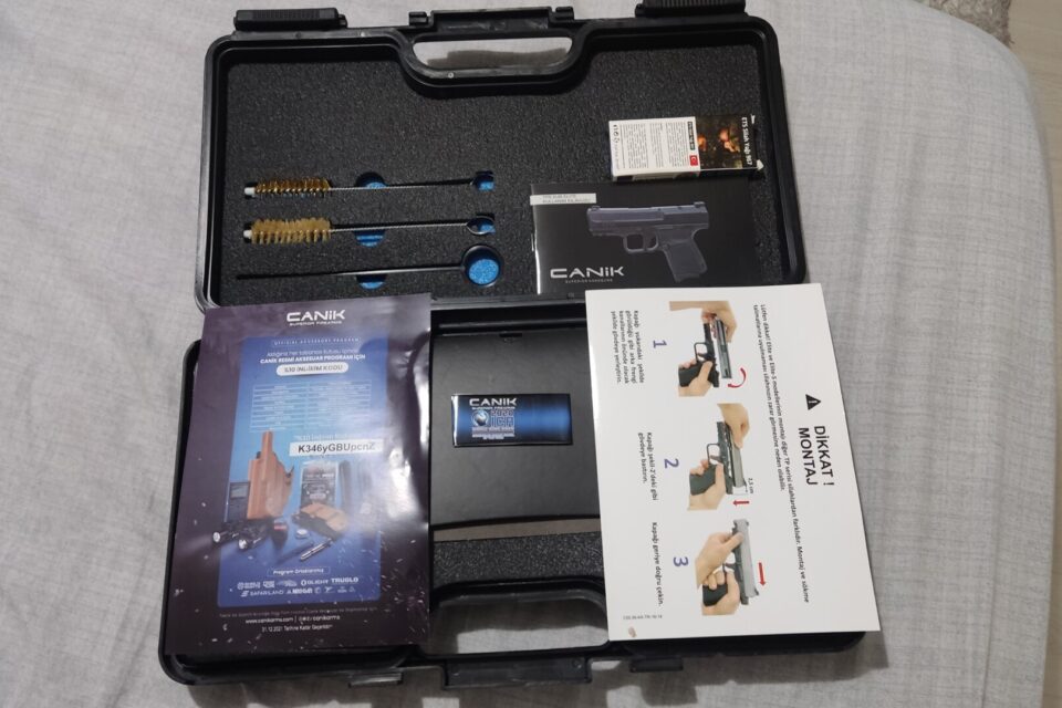 Satılık TABANCA – Canik TP – 9mm Browning Long – Taşıma Ruhsatlı – Kocaeli – İlan 17850 – Görsel 17855