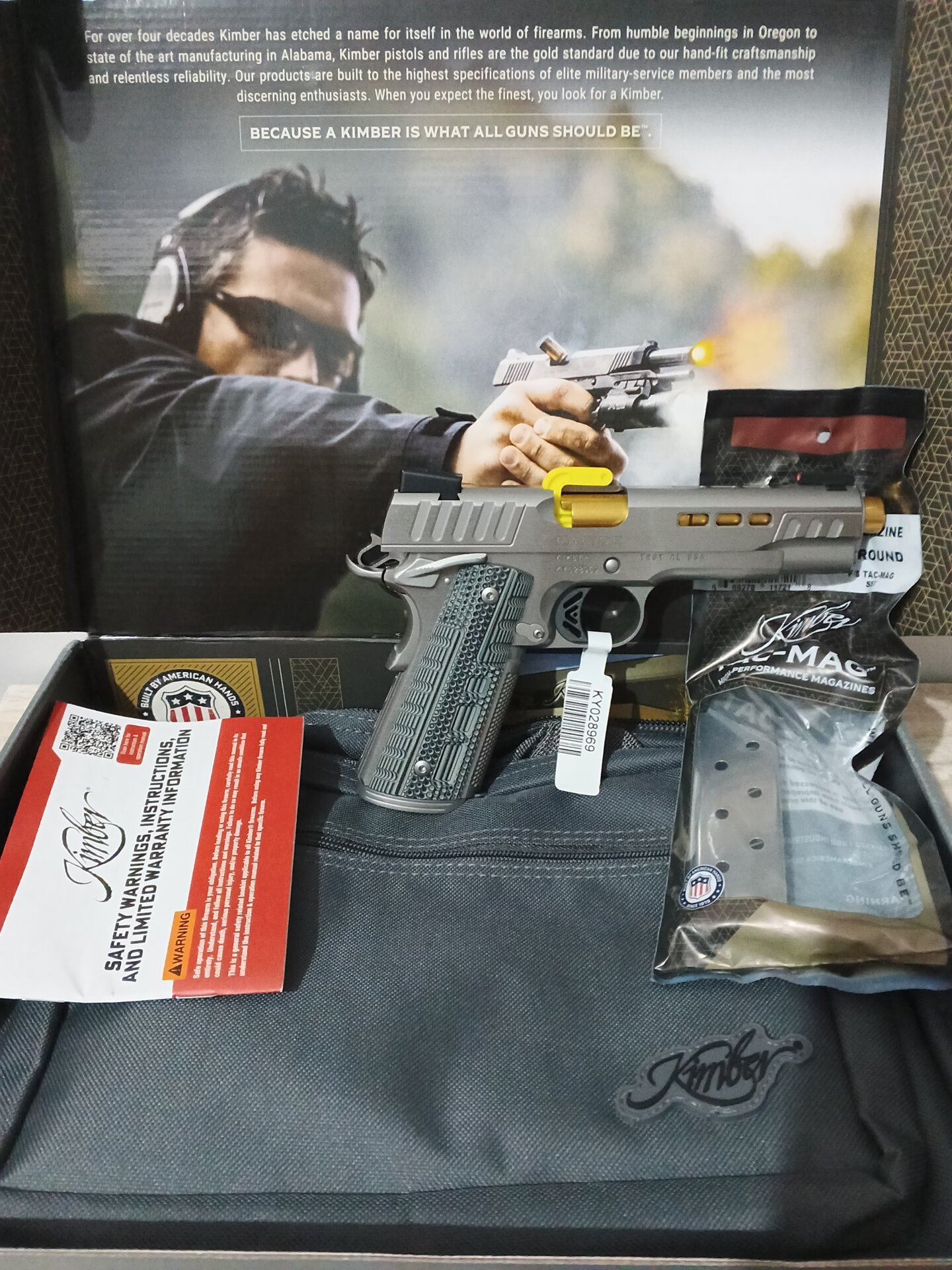 Satılık TABANCA – Kimber 1911 – 45 ACP – Taşıma Ruhsatlı – Mersin – İlan 16702 – Görsel 16704