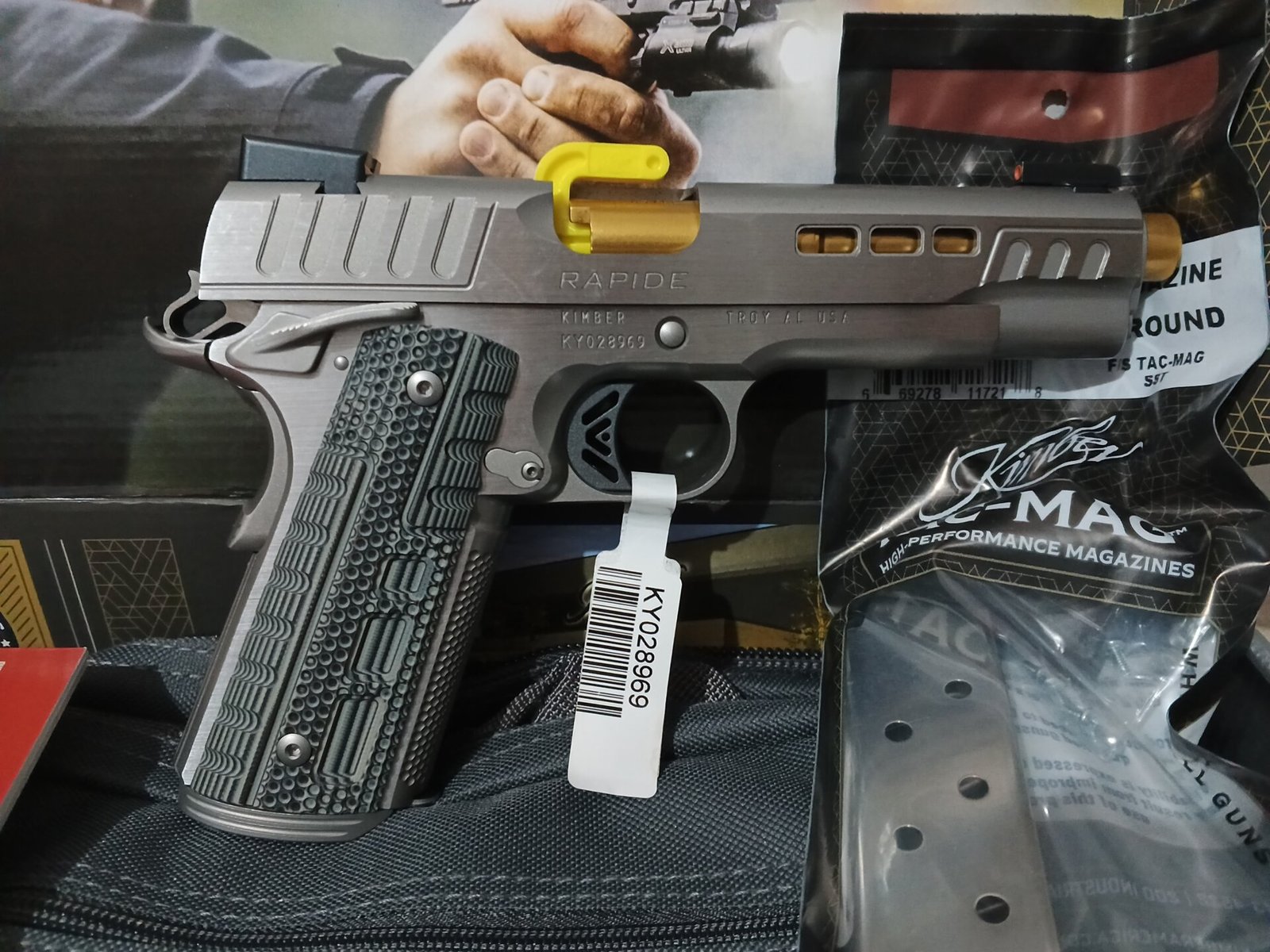 Satılık TABANCA – Kimber 1911 – 45 ACP – Taşıma Ruhsatlı – Mersin – İlan 16702 – Görsel 16703