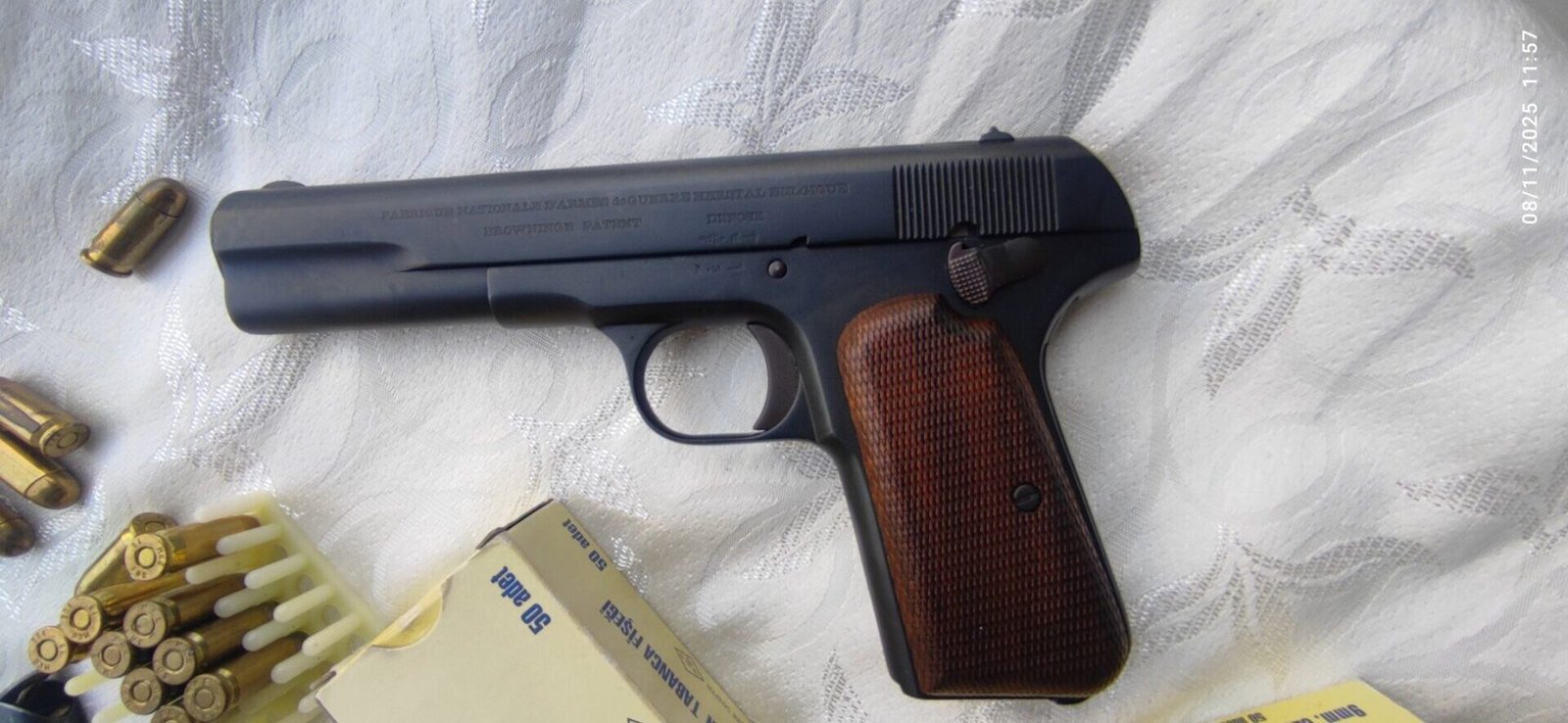 Satılık TABANCA – Browning 1903 – 9mm Browning Long – Bulundurma Ruhsatlı – İstanbul – İlan 17359 – Görsel 17365