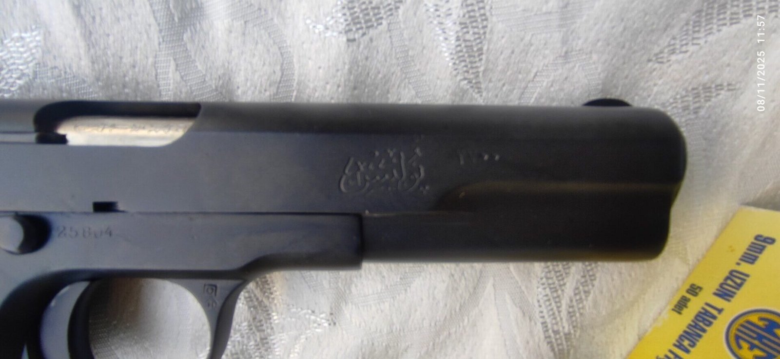 Satılık TABANCA – Browning 1903 – 9mm Browning Long – Bulundurma Ruhsatlı – İstanbul – İlan 17359 – Görsel 17362