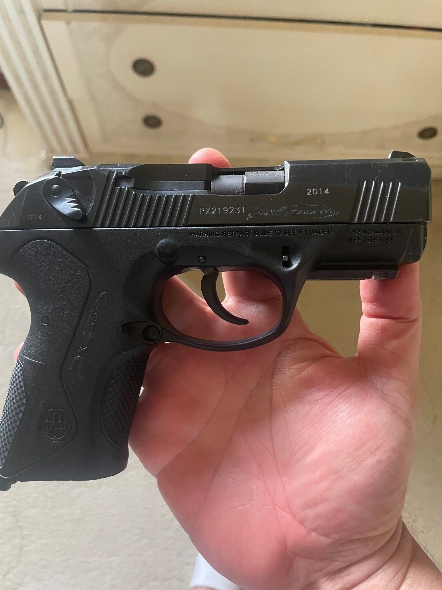 Satılık TABANCA – Beretta PX4 – 9mm (9x19mm) – Taşıma Ruhsatlı – Mersin – İlan 17417 – Görsel 17418