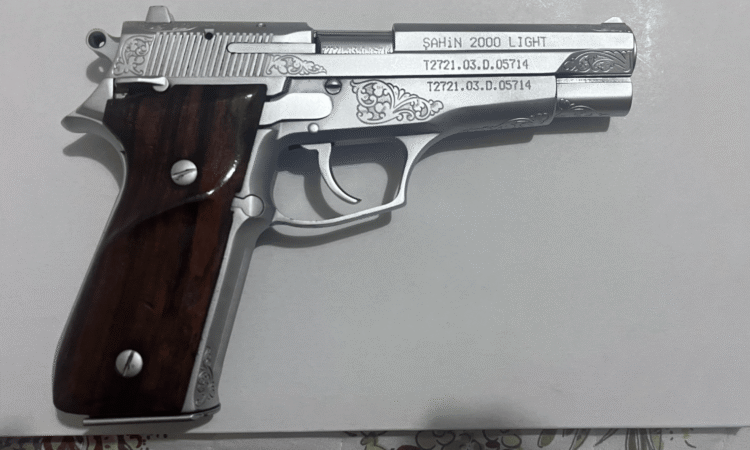 Satılık TABANCA – Arsan Şahin 2000 Light – 9mm (9x19mm) – Bulundurma Ruhsatlı – Mersin – İlan 17662 – Görsel 17663