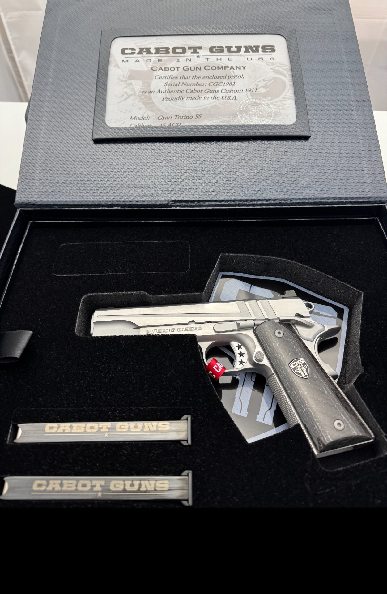 Satılık TABANCA – Cabot 1911 – 45 ACP – Bulundurma Ruhsatlı – Ankara – İlan 19130 – Görsel 19131