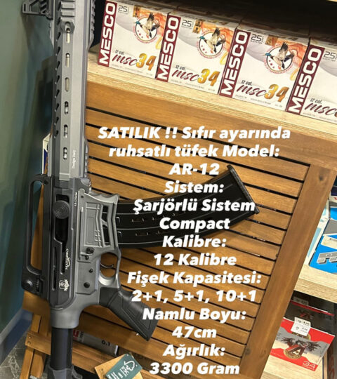 Satılık YİVSİZ TÜFEK – Maestro AR-12 – 12 Kalibre – Kocaeli – İlan 18331 – Görsel 18332
