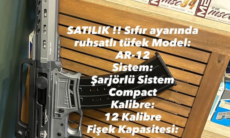 Satılık YİVSİZ TÜFEK – Maestro AR-12 – 12 Kalibre – Kocaeli – İlan 18331 – Görsel 18332