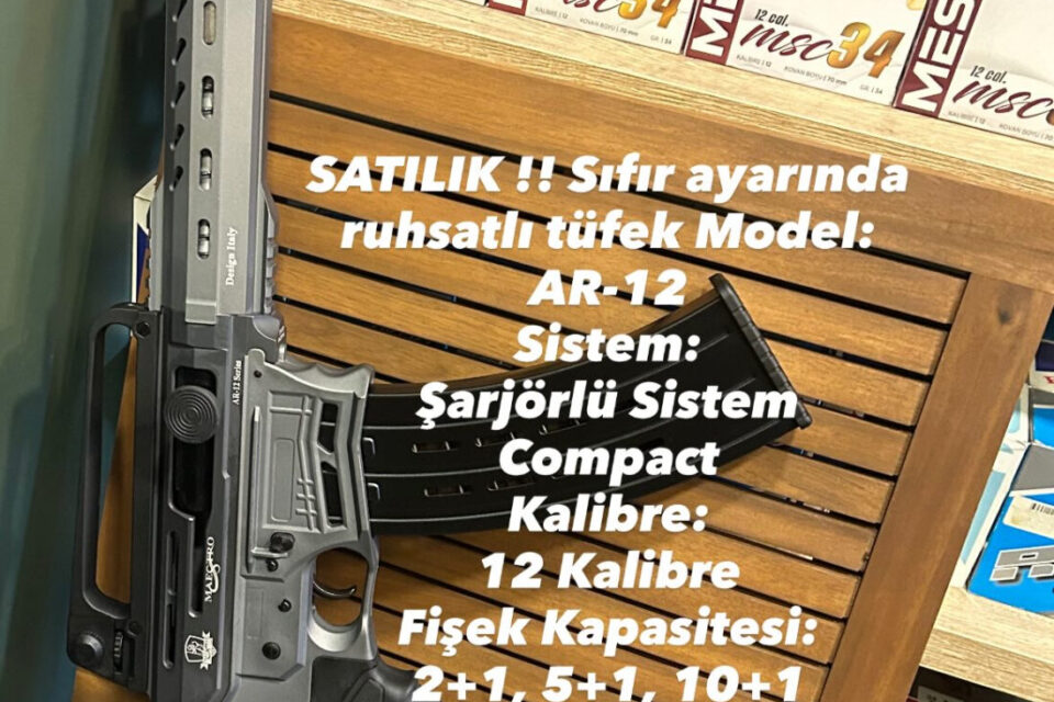 Satılık YİVSİZ TÜFEK – Maestro AR-12 – 12 Kalibre – Kocaeli – İlan 18331 – Görsel 18332