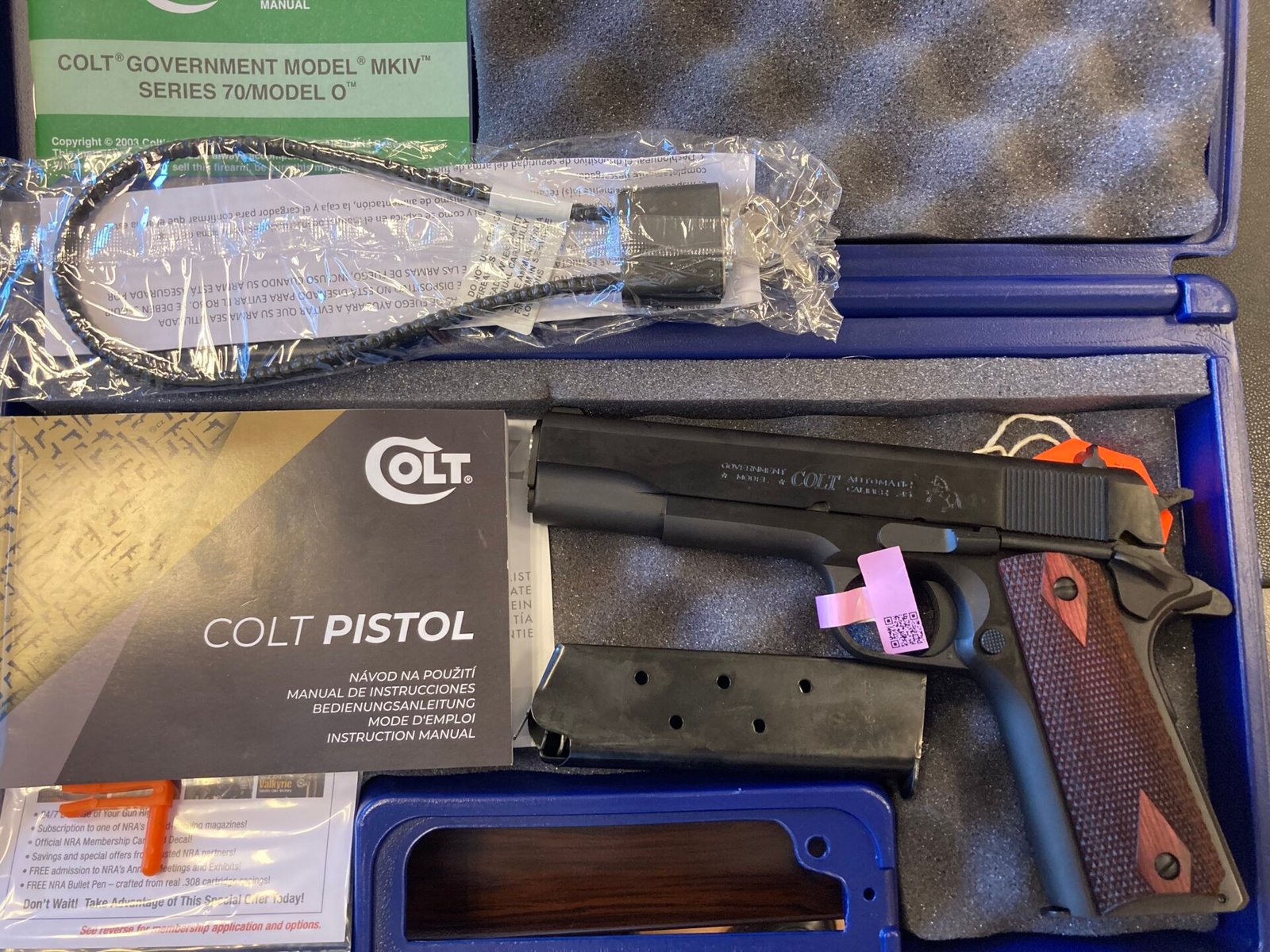 Satılık TABANCA – Colt 1911 – 45 ACP – Taşıma Ruhsatlı – Amasya – İlan 18725 – Görsel 18726